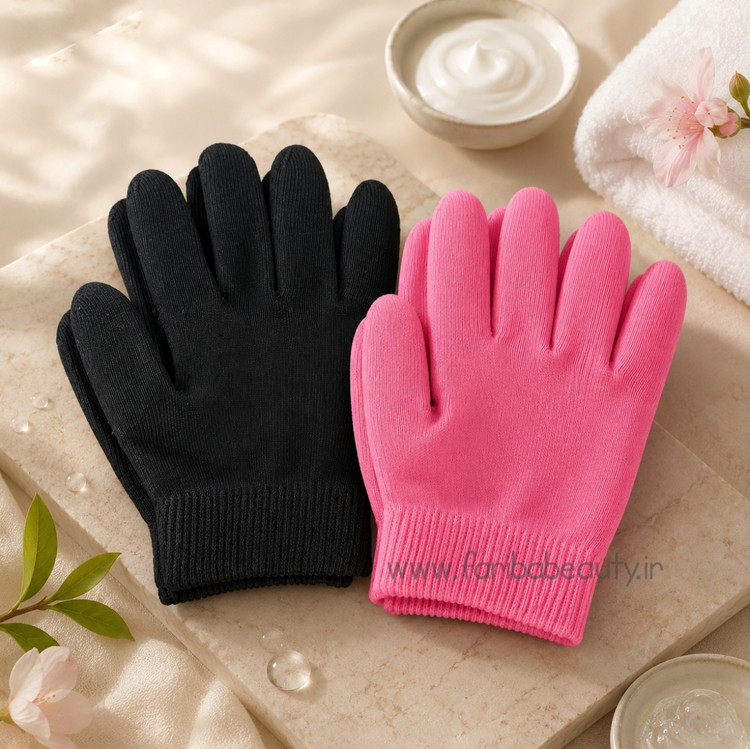 دستکش سیلیکونی مرطوب کننده و رفع خشکی دست SPA GEL GLOVES